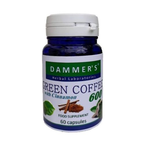 Dammers green coffee 600 zöld kávé+fahéj 600 kapszula 60 db