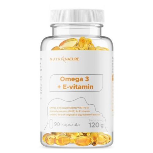 Nutri Nature Omega3 + E-vitamin kapszula