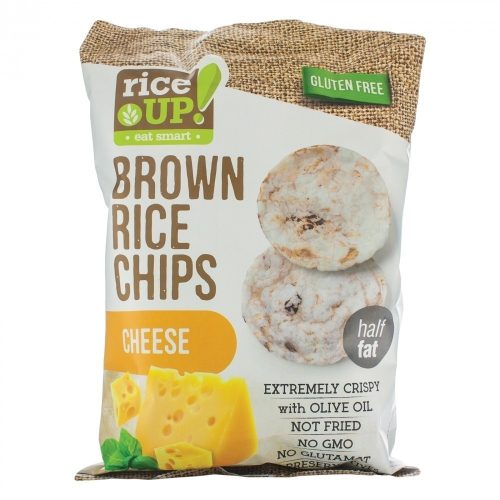 Rice Up barna rizs chips sajtos 60 g
