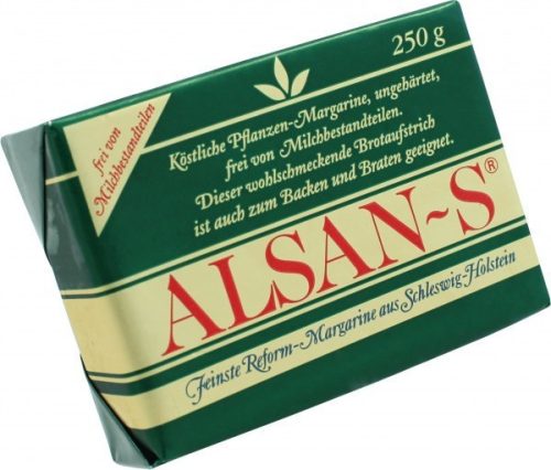 Alsan-S növényi margarin /zöld/ 250 g