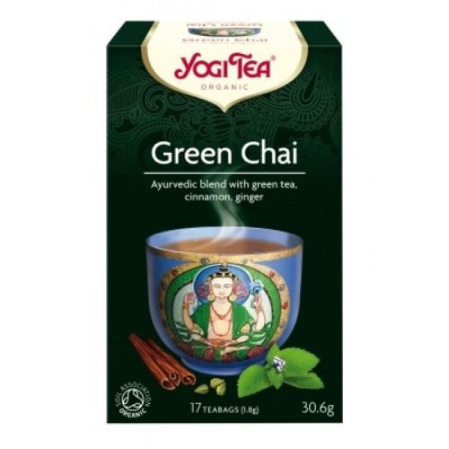 Yogi bio tea zöld chai 17x1,8g 31 g