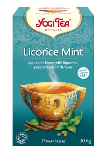 Yogi bio tea édesgyökér menta 31 g