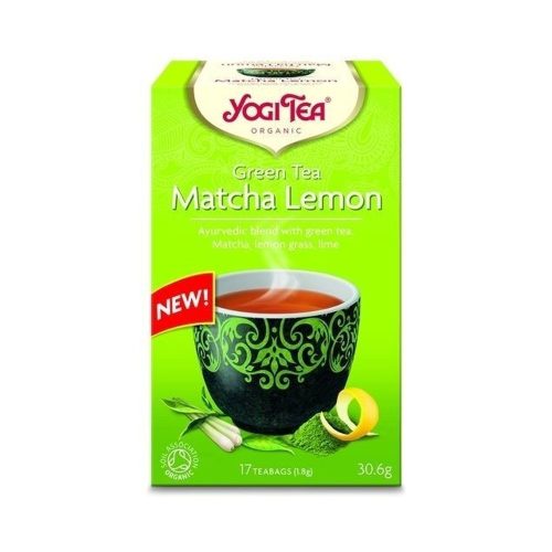 Yogi bio tea zöld matcha-citrom 17x1,8g 30 g