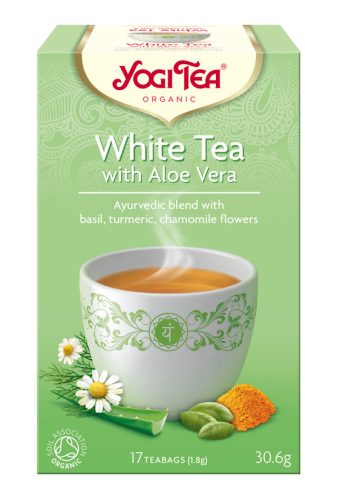 Yogi bio tea fehér tea aloe verával 17x1,8g 17 db