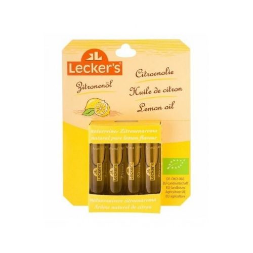 Leckers bio citromolaj /étkezési/4x2 ml 8 ml