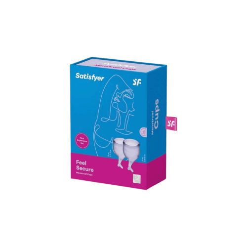 Menstruációs kehely szett - Feel Secure - lila - 2db