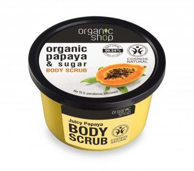 Organic Shop bio papaya juice bőrradír papayával és cukorral 250 ml