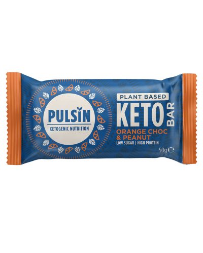 PULSIN KETO protein szelet, Narancsos csoki ízű - 50g - VitalShop