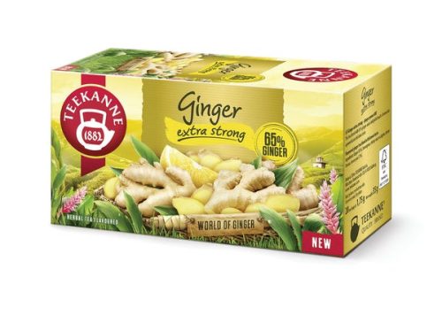 Teekanne ginger extra strong citrom ízű gyömbér tea 35 g