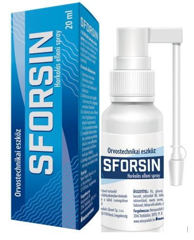 Sforsin horkolás elleni spray 20 ml