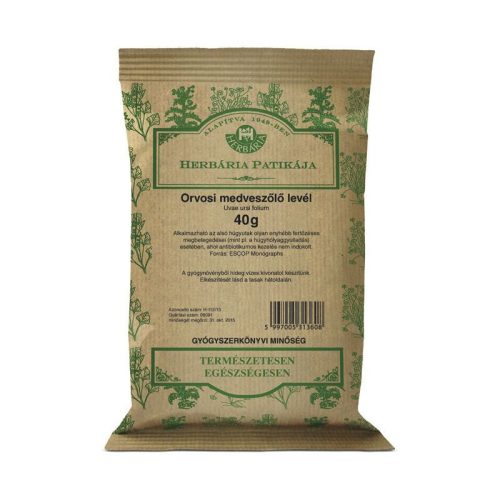 Herbária medveszőlőlevél tea 40 g