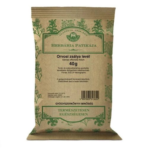 Herbária orvosi zsálya levél tea 40 g