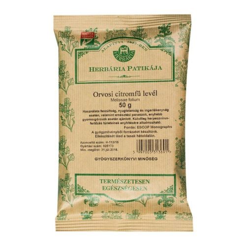 Herbária citromfűlevél tea 50 g