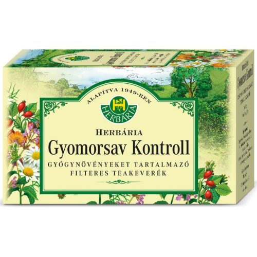 Herbária gyomorsav kontroll tea 20x1,2g 24 g