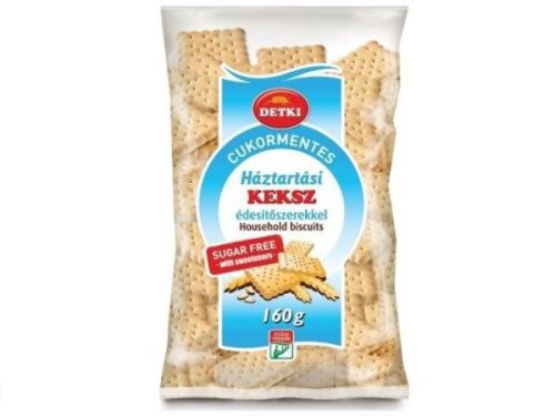 Detki háztartási keksz cukormentes 160 g