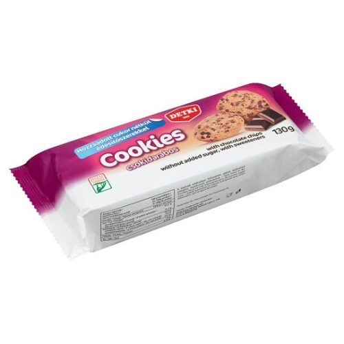 Detki cookies cukorm.keksz csokoládé darabokkal 130 g