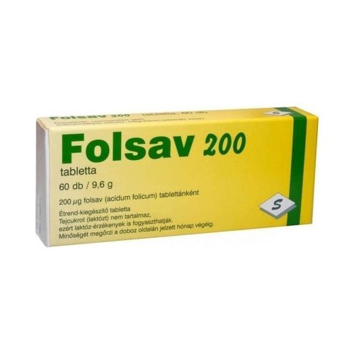 Selenium folsav tabletta 60 db