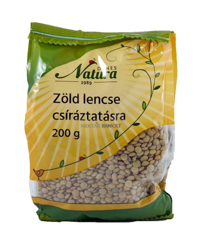 Natura csíráztatásra zöld lencse 200 g