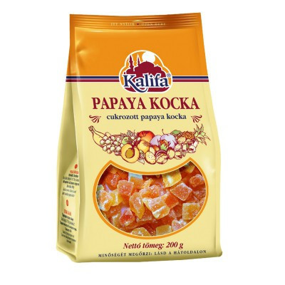 Kalifa papaya kocka kandírozott 200 g