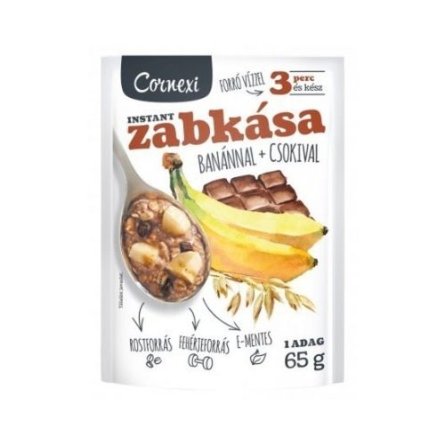 Cornexi zabkása banán-csoki 65 g