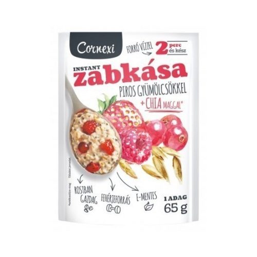 Cornexi zabkása piros gyümölcs-chia mag 65 g