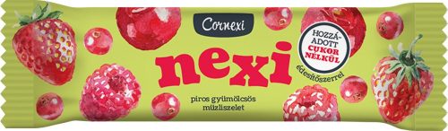 Cornexi nexi müzli szelet piros gyümölcsös édesítőszerrel 25 g