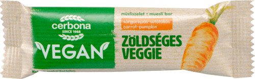 Cerbona vegán szelet sárgarépa-sütőtök 25 g