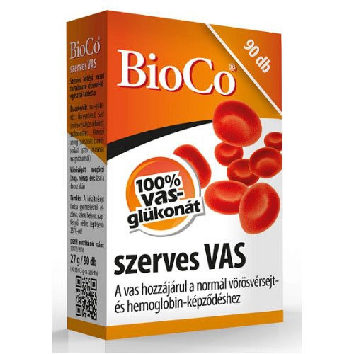 Bioco szerves vas kapszula 90 db