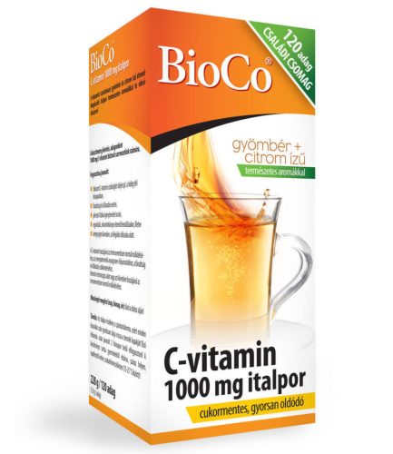 Bioco c-vitamin 1000 mg italpor 120 adag 228 g