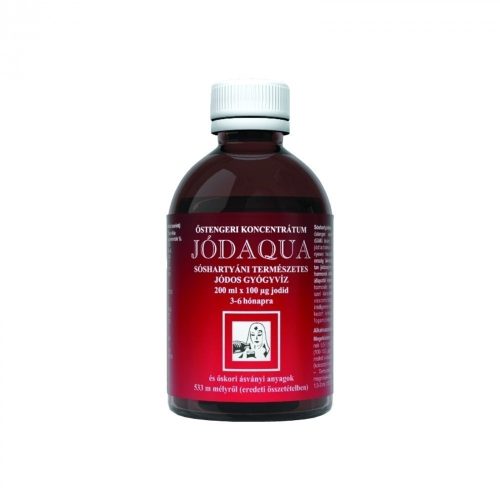 Jódaqua természetes jódos gyógyvíz 200 ml