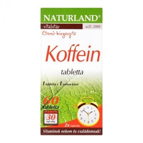 Naturland koffein tabletta 60 db