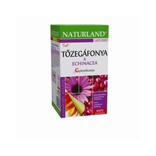 Naturland gyümölcstea tőzegáfonya-echinacea 20x2g 40 g