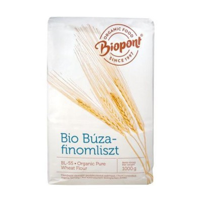 Biopont bio finom fehér búzaliszt bl-55 1000 g