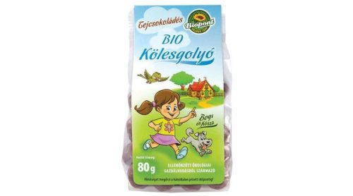 Biopont bio extrudált kölesgolyó tejcsokoládés 80 g