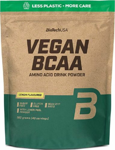 BiotechUSA vegan bcaa por citrom ízű 360 g