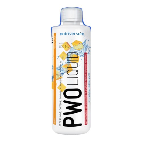 PWO Liquid - 500 ml - FLOW - Nutriversum - mangó