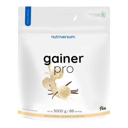 Gainer PRO - 5000 g - vanília - Nutriversum