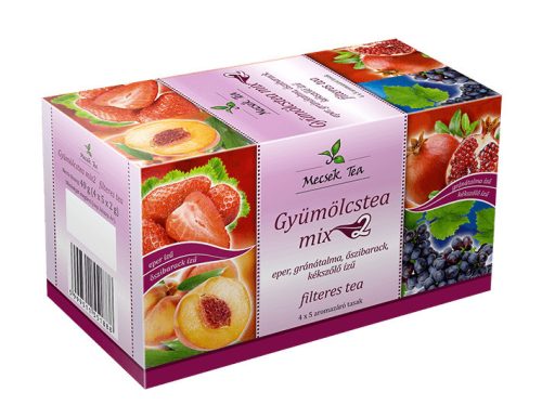 Mecsek gyümölcstea mix 2. 4x5x2g 25 g