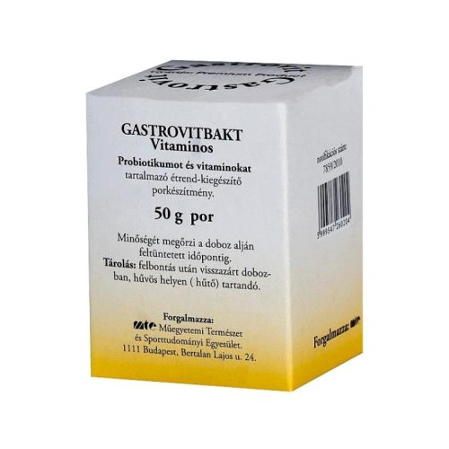 Gastrovitbakt vitaminos probiotikumot és vitaminokat tartalmazó étrend-kiegészítő por 50 g