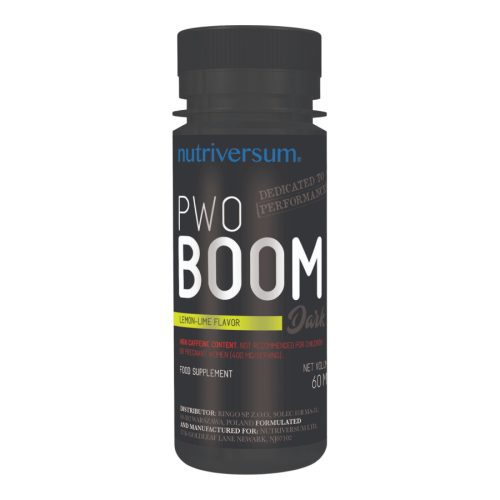 PWO Boom - 60ml - DARK - Nutriversum - citrom-lime