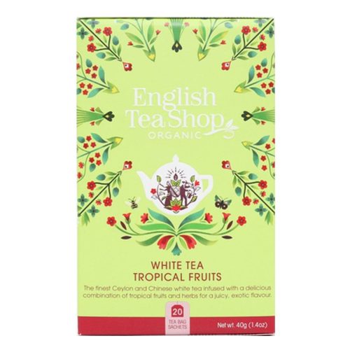 Ets 20 bio trópusi gyümölcsös fehér tea 40 g
