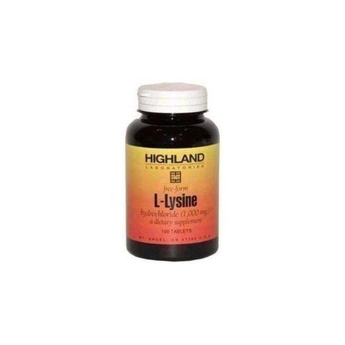 Highland l-lysine tabletta 100 db