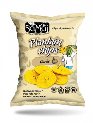 Samai plantain főzőbanán chips fokhagymás 75 g