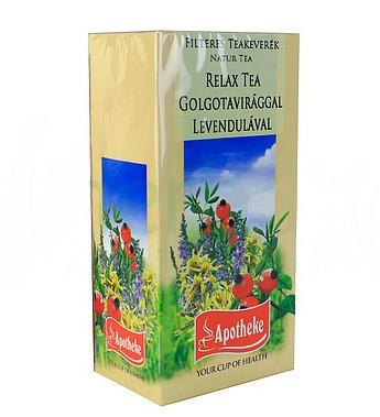 Apotheke relax tea golgotavirággal 20x1,5g 30 g