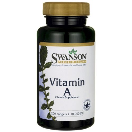 Swanson a-vitamin kapszula 10000ne 250 db